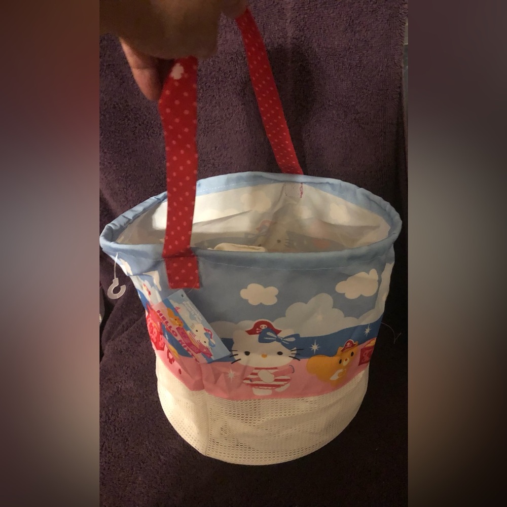 Sanrio Hello Kitty Reusable Beach Pail Bucket